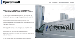 Desktop Screenshot of bjurenwall.se
