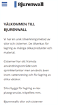 Mobile Screenshot of bjurenwall.se